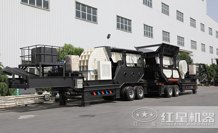 移動、碎石兼顧二合一破碎機——移動式重錘破