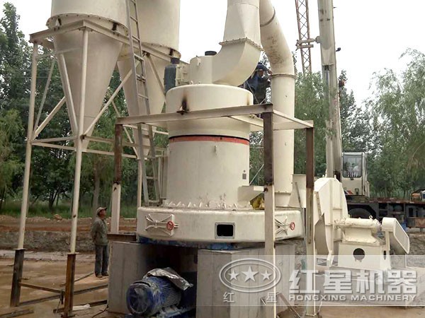 高壓微粉磨生產(chǎn)現(xiàn)場(chǎng)圖