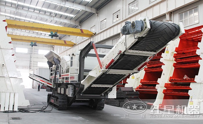 履帶式移動石頭破碎機(jī) 履帶式移動石頭破碎機(jī)