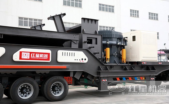 車載輪胎移動石料粉碎機(jī)