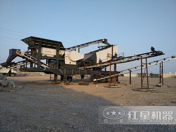 沖擊式移動(dòng)破碎站環(huán)保，綠色生產(chǎn)