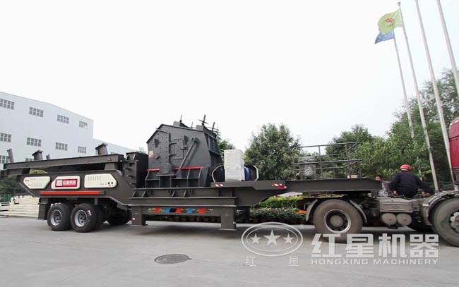 流動反擊碎石機發(fā)貨