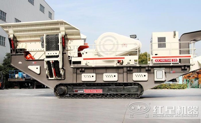 履帶式移動石頭破碎機(jī) 履帶式移動石頭破碎機(jī)