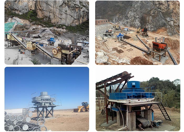 柴油機(jī)小型制沙機(jī)部分現(xiàn)場