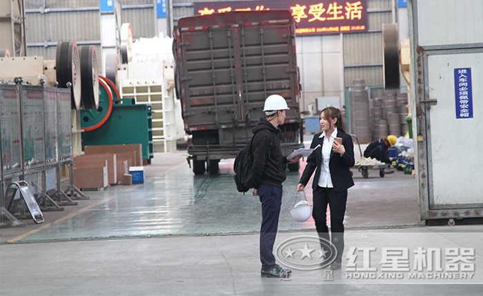 用戶到廠實地參觀，選型