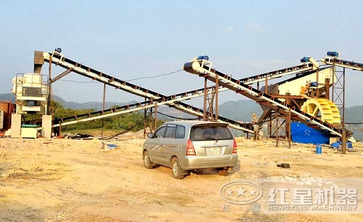 機制砂生產線現場 機制砂生產線現場