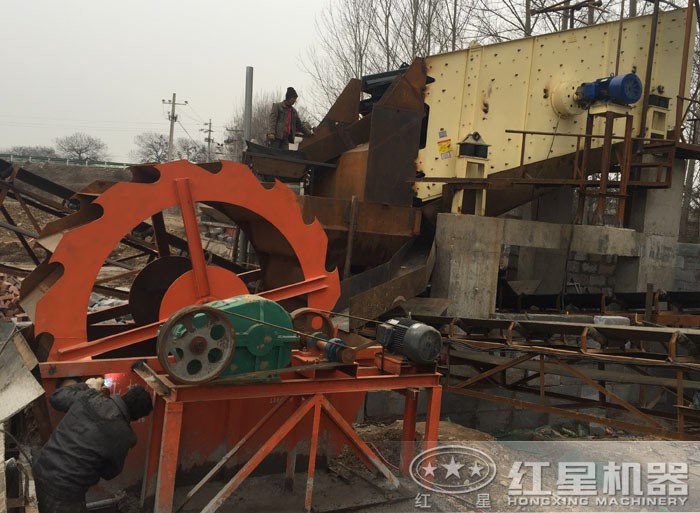 洗砂機現(xiàn)場欣賞 洗砂機現(xiàn)場欣賞