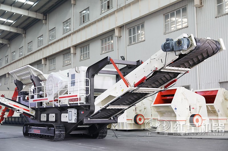 可遙控作業(yè)的流動式移動破碎站