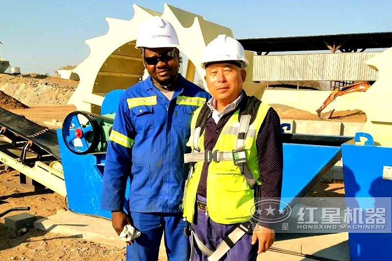 紅星洗砂機(jī)客戶(hù)合影
