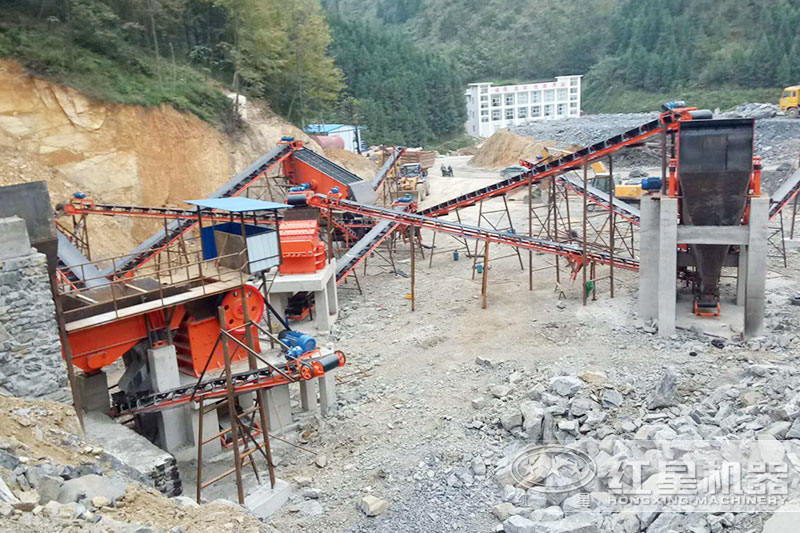 砂石骨料生產線現場 砂石骨料生產線現場