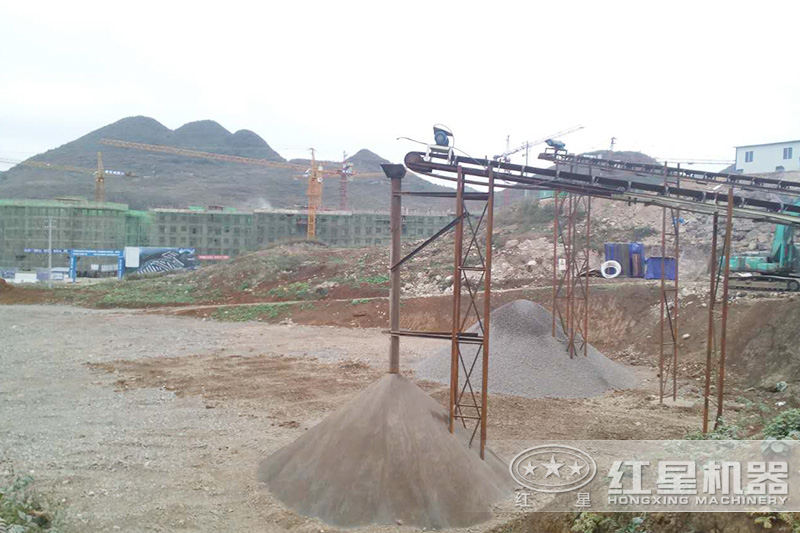 制砂機設(shè)備成品現(xiàn)場