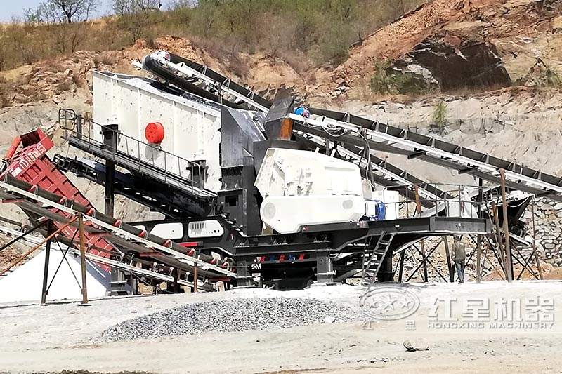 移動(dòng)式反擊破現(xiàn)場