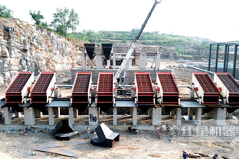 河北打石子機安裝現(xiàn)場