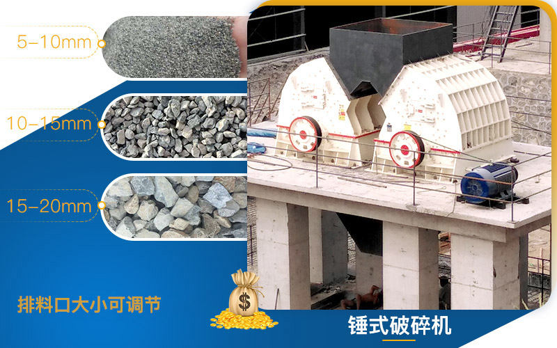 錘破可自成一條生產(chǎn)線，減輕投資成本