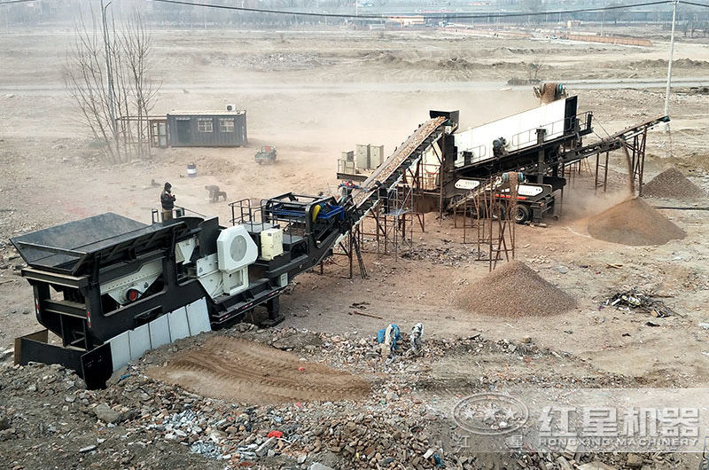 車載碎石機(jī)配置不同，成品粒度不同