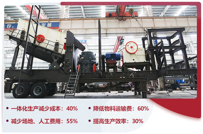 移動式石子破碎機一體化生產，智能更安全