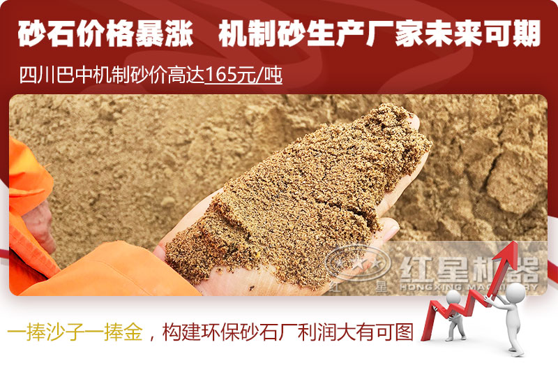 沙子利潤高，前景好