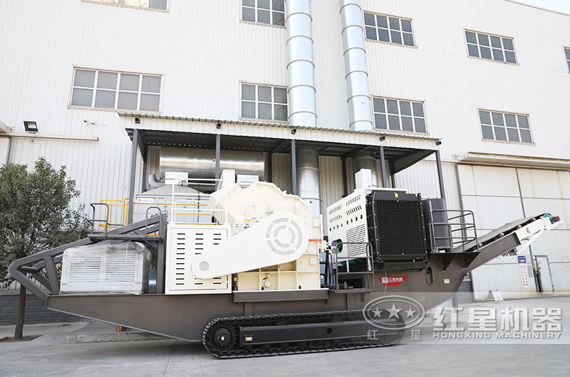 細碎履帶式移動制沙機，一鍵操控更智能