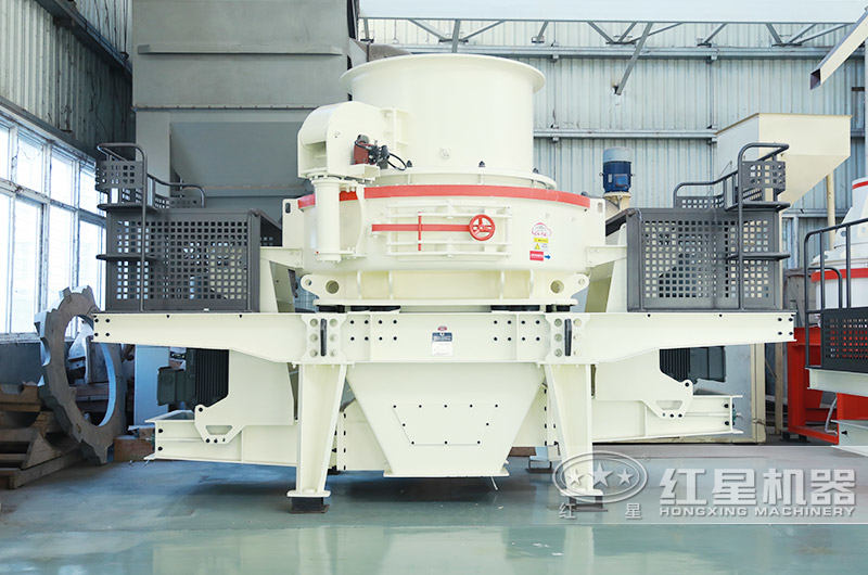 花崗巖用打沙機，成品骨料粒度細、均勻、粒形好