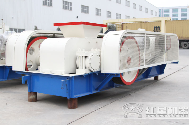 對輥式制砂機，不會出現(xiàn)堵塞現(xiàn)象