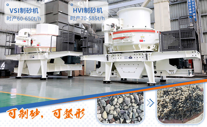 專業(yè)制砂設(shè)備：HVI制砂機(jī)、VSI制砂機(jī)