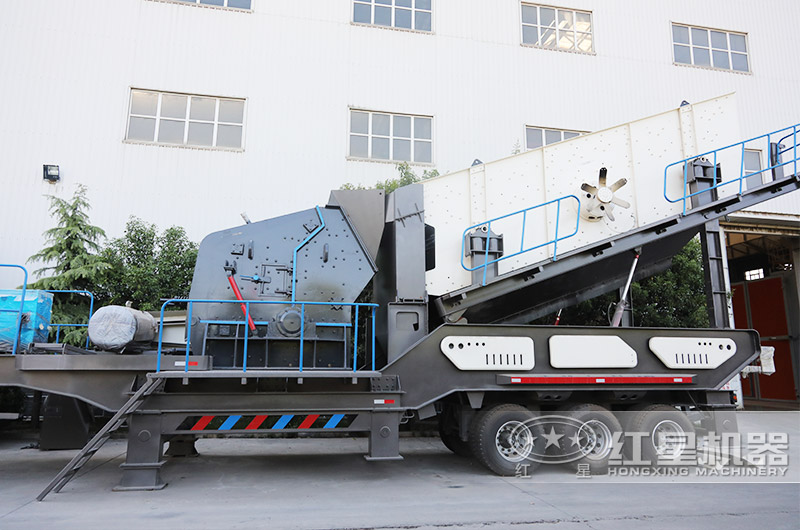 反擊破移動式破碎站，用于二段細(xì)碎+篩分