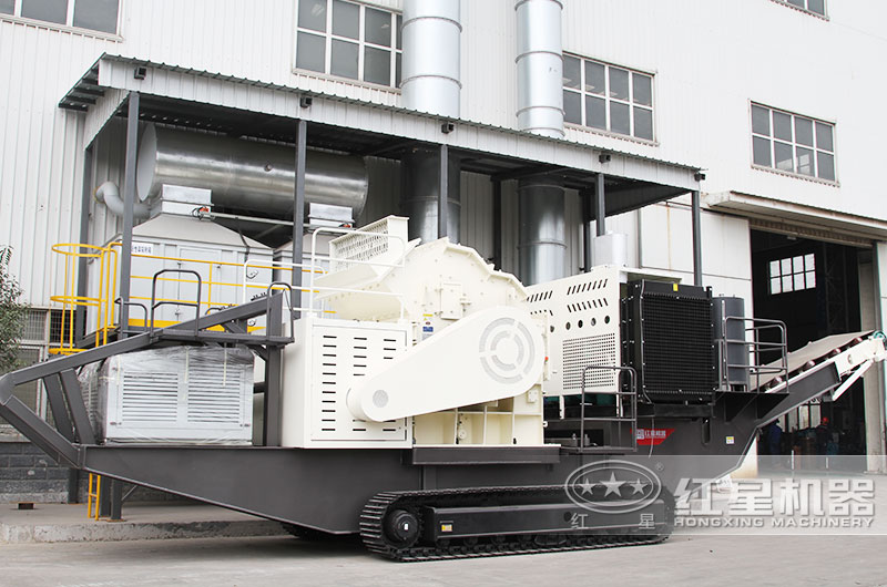 細(xì)碎破履帶式制砂機(jī)，處理細(xì)物料，級配合理