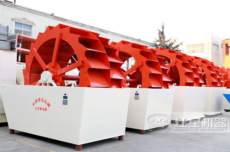 輪斗式洗砂機(jī)，洗凈度高達(dá)99%