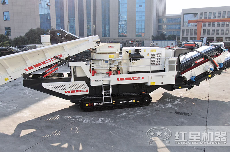 移動式液壓石頭破碎機(jī)械圖片