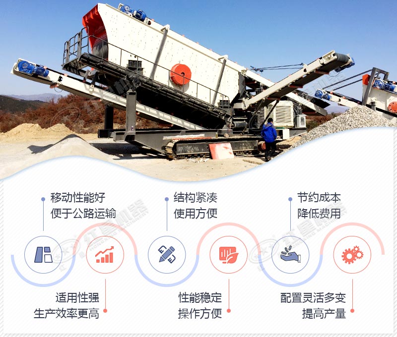 可移動(dòng)制砂機(jī)生產(chǎn)優(yōu)勢