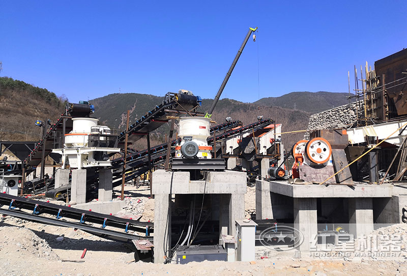 制砂機現(xiàn)場實景展示